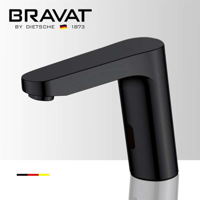 Bravat Oil Rubbed Bronze Commercial Automatic Motion Sensor Faucet – Touchless Deck Mount Design