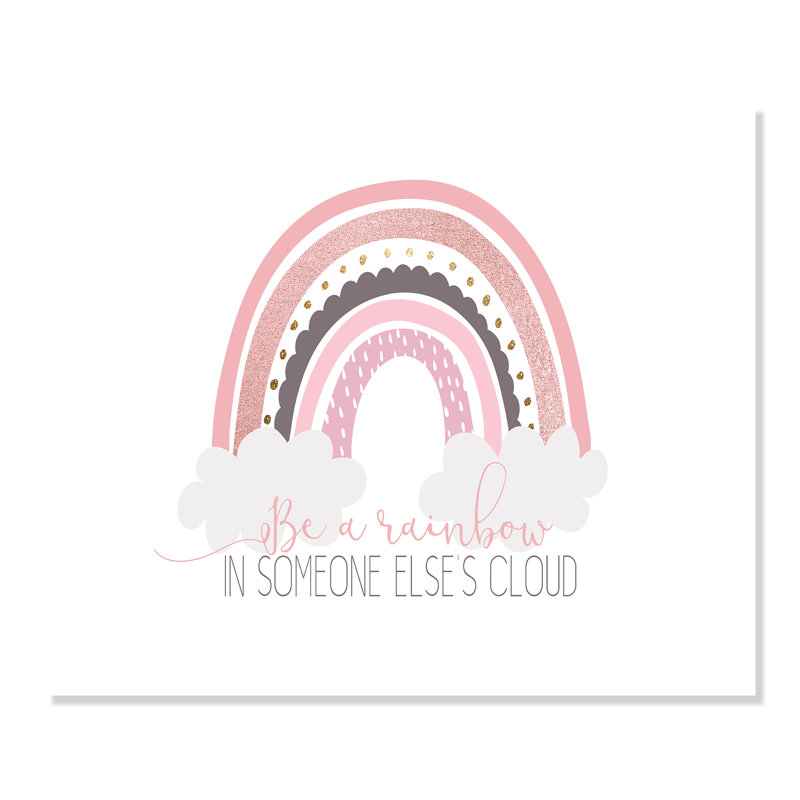 Être un arc-en-ciel, H 20 po x l 24 po x P 1 po, Papier