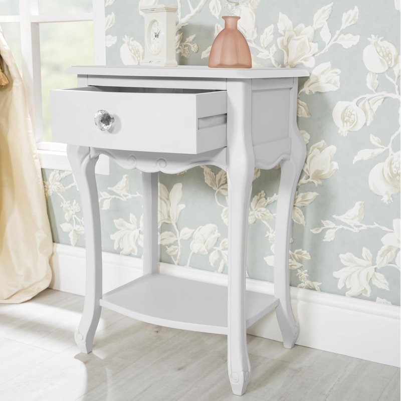 Bedside Table, White