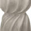 Table d'appoint - Beauté pour l'extérieur. Oxyde de magnésium gris, 14 po x 14 po x 18,5 po, plateau de table ensorcelant de 17,14 lb.