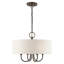 Luminaire suspendu tambour simple à 4 lumières Miala-1517255115
