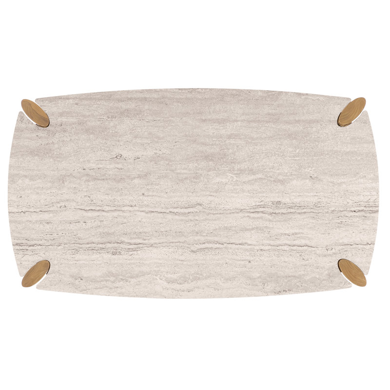 Table basse Margaritaville Somerset, H 17,72 po x l 56,3 po x P 31,89 po