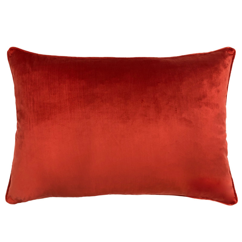 Lumbar Pillow Cover & Insert, Coral