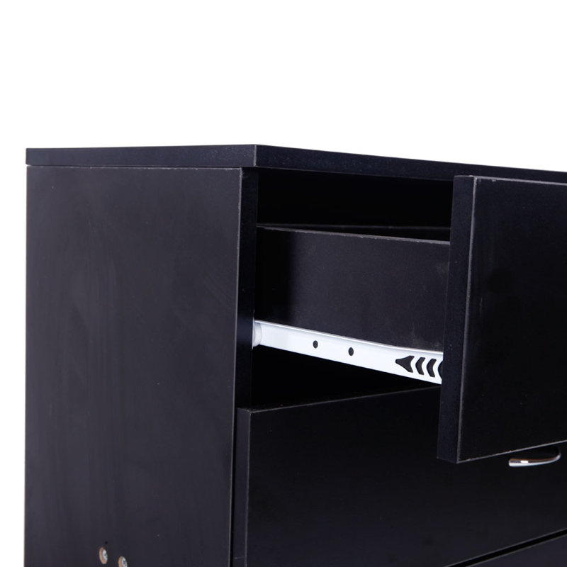 Brightyn 25.98'' W 4 - Drawer Dresser, Black