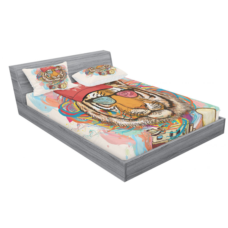 Microfiber Sheet Set, Full Sheet Set with Fitted Sheet
