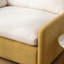 Fauteuil surdimensionné en chenille simple, fauteuil d'appoint large et profond, fauteuil rembourré moderne et confortable, canapé-lit à couleur contrastante avec coussins pour le salon, appartement, chambre à coucher-815086505