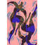 Vibrant Fluid Dance by Treechild — Abstract Wall Art-291310568-291310573-291310574