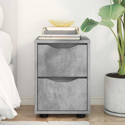 30.5cm W Manufactured Wood Bedside Table