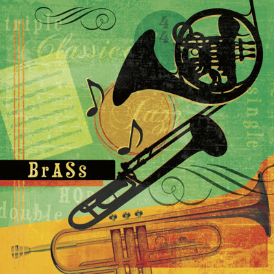«Music Notes II» par Beth Anne Creative - reproduction sur toile tendue