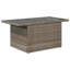 Ensemble de canapé de patio 5 pièces avec coussins en rotin de polyester-24080868-24080864