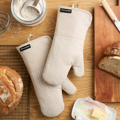 KITCHENAID Gourmet Series Gridlines Oven Mitts 2-Pack