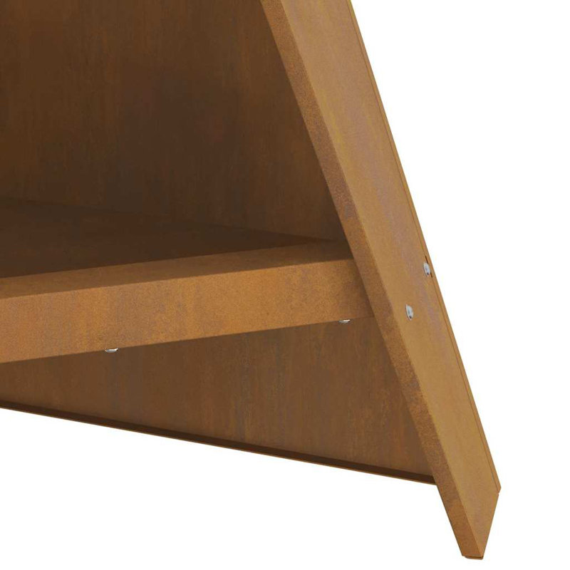 Modern Fire Pit, Brown