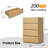 4 Drawer Dresser, Wooden Nightstand for Bedroom, Closet Drawers Storage Cabinet 23.6"W-991581341