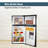 Conserv 19in Stainless Compact 2 Door Refrigerator 4.5cf Reversible Door 115V-79031374