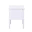 Table de chevet 2 tiroirs Emmett - Blanc-1162056430