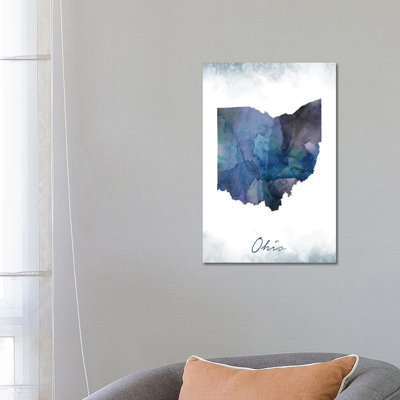 Ohio State Bluish - Wrapped Canvas Painting