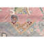 Hand Knotted Wool Area Rug in Light Pink And Silver