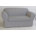 Sergé de coton gris