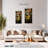 " Half Buddha Face " 3 Piece Art Set-92764103