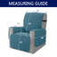 Housse matelassée et réversible pour fauteuil inclinable-50890289-50890888