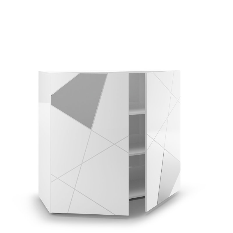 Aveli 307.34cm Sideboard, White