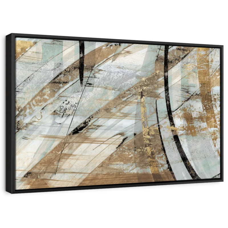 Abstract " Rhythm Abstract Canvas Print ", 17" H x 25" W