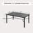 Leonard Rectangular Metal Dining Table