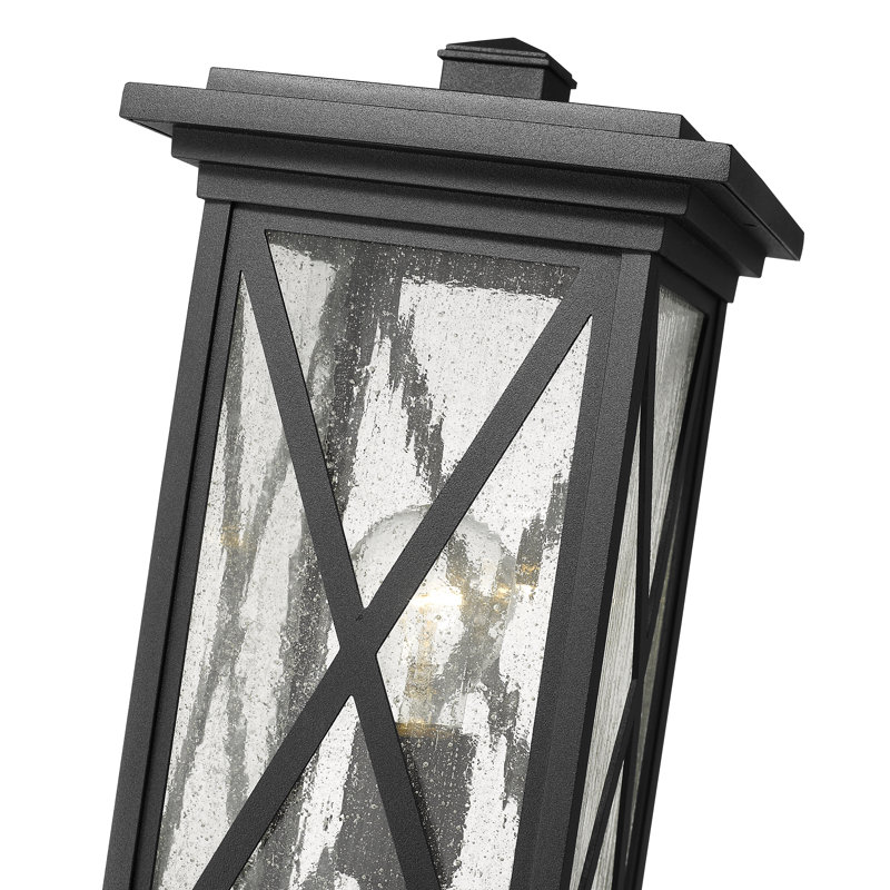 Thorpe Seeded Pier Mount Light, 18.5" H x 7.5" W x 7.5" D