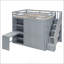 Lit mezzanine double avec garde-robe