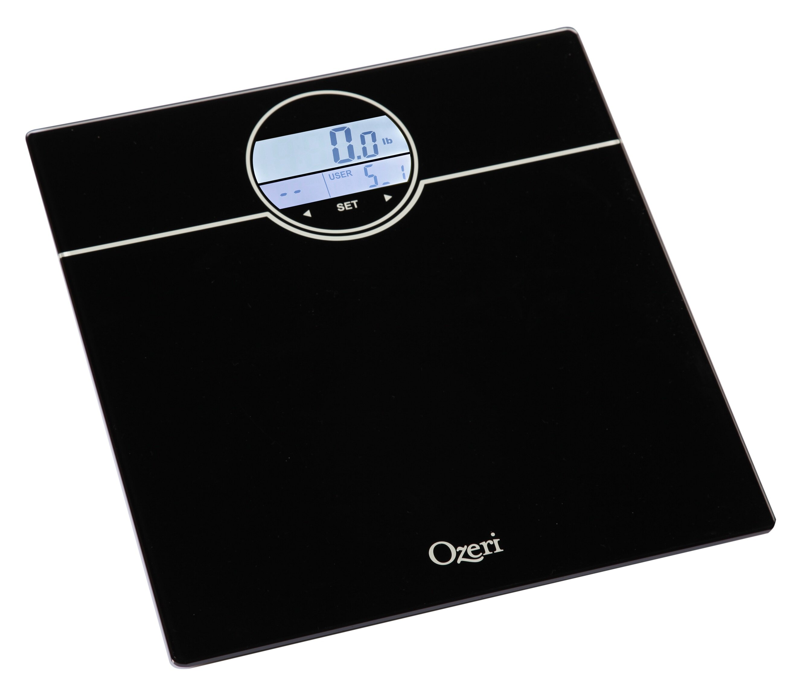 Ozeri WeightMaster II 440 lbs Digital Bath Scale with BMI and Weight Change Detection Black