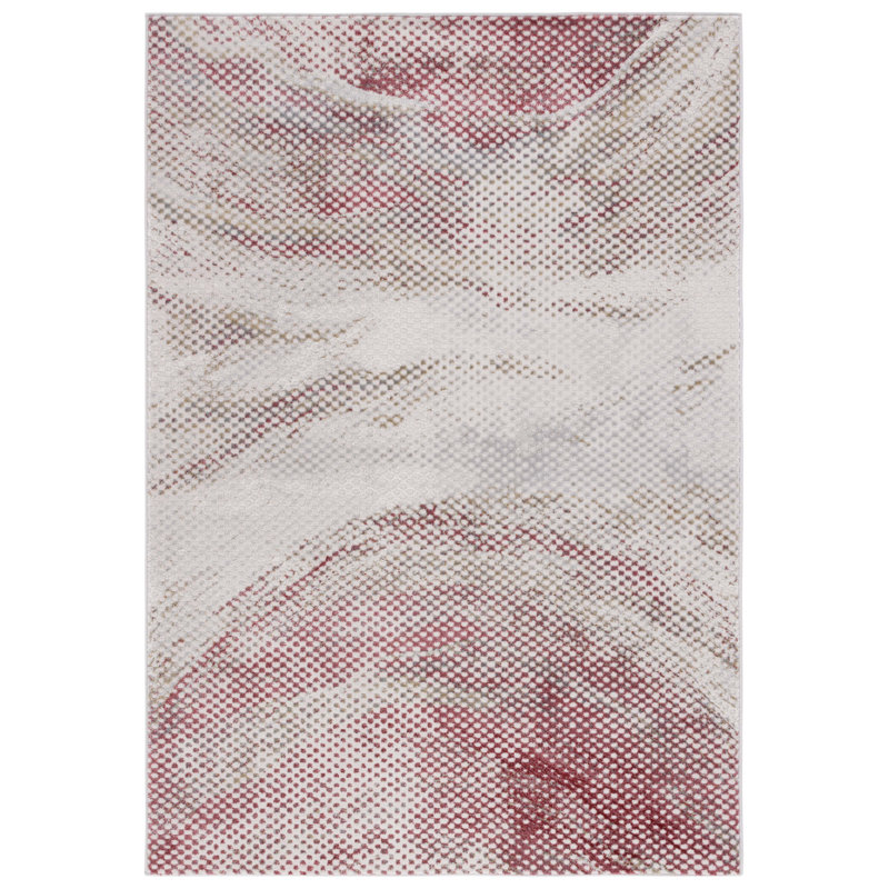 Annease Performance Polka Dots Rug, Rectangle 5'3" x 7'6"