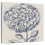 Harnek indigo floral sur lin III-109227971