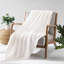 1 PC Twin Blanket, Micro- herringbone White