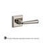 Federal Passage  Door Lever with Traditional Square Rose-22040151-22040155
