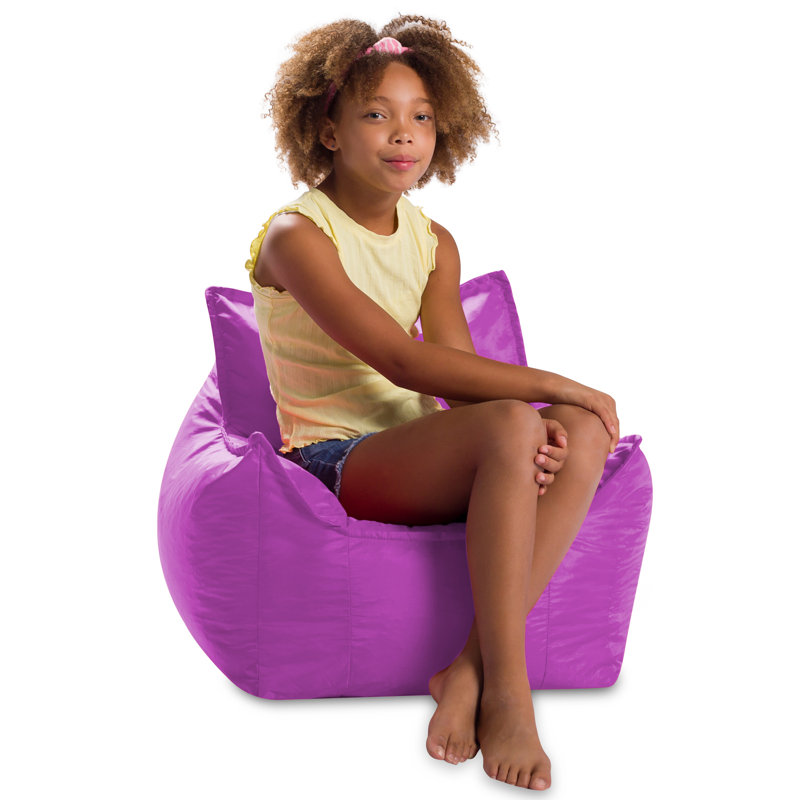 Fauteuil à billes Posh Creations, Mélange de polyester mauve