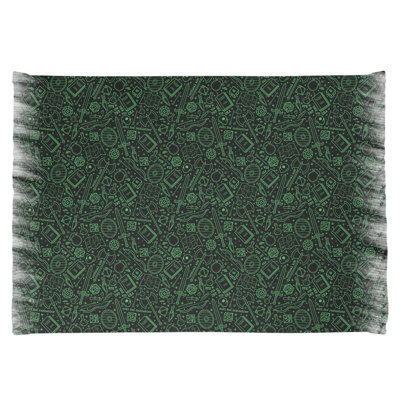 Tapis rpg black/green area lines Mcguigan