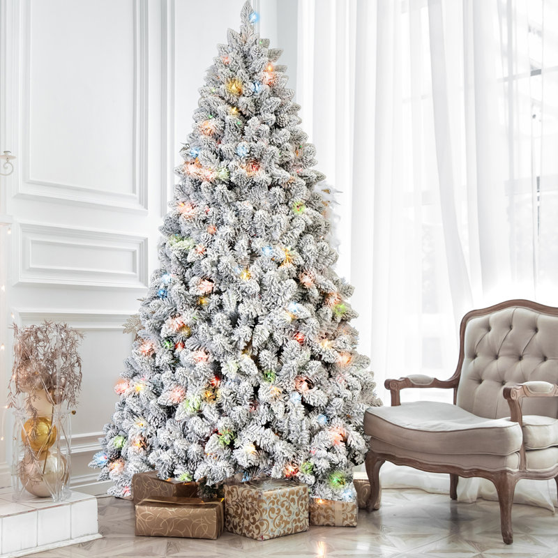 Arbre de Noël floqué, 7'