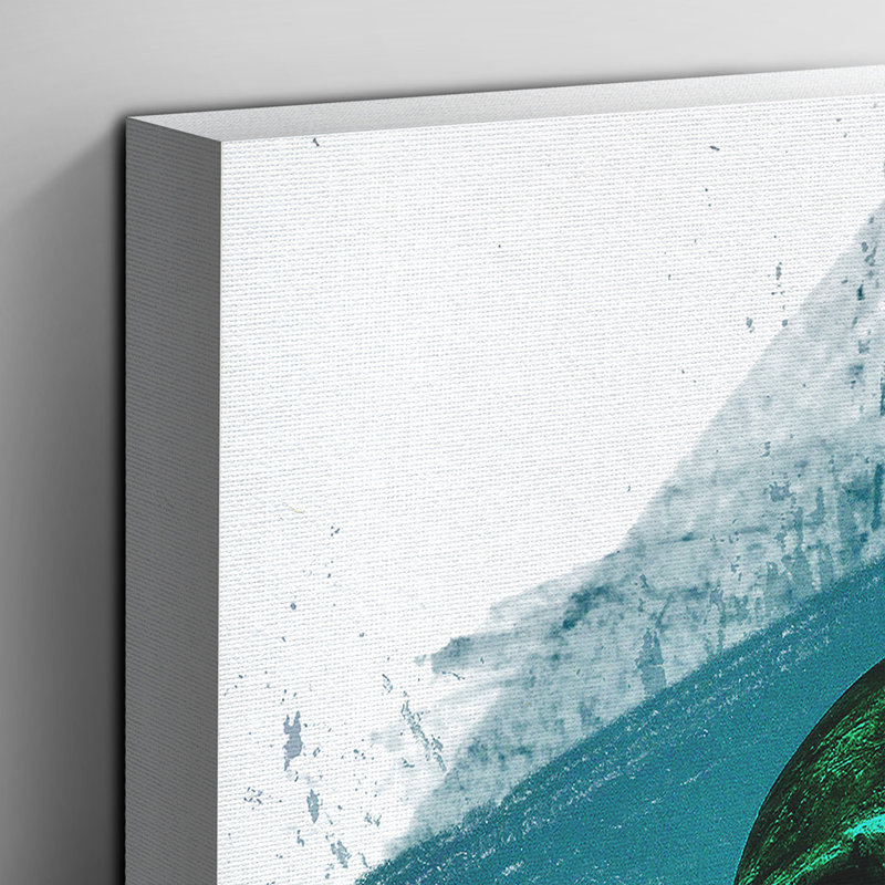 Bronze Skull - Wrapped Canvas, 50cm H x 35cm W