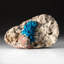 Cavansite On Quartz