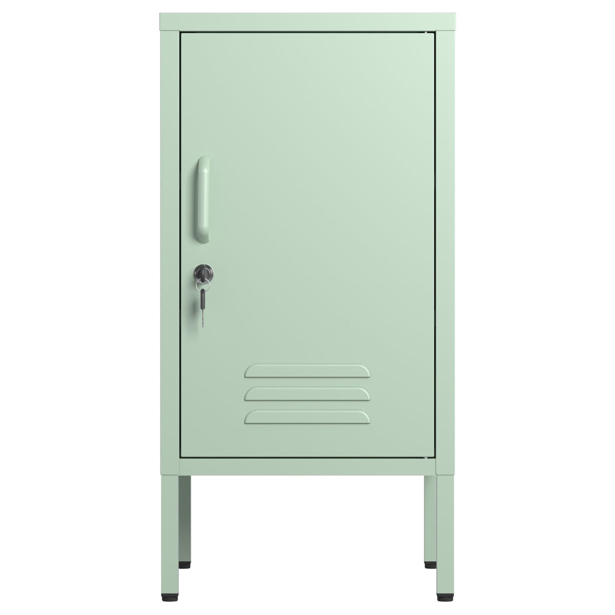 Wrought Studio Modern Metal Locker End Table with Lockable Door – 2 ...