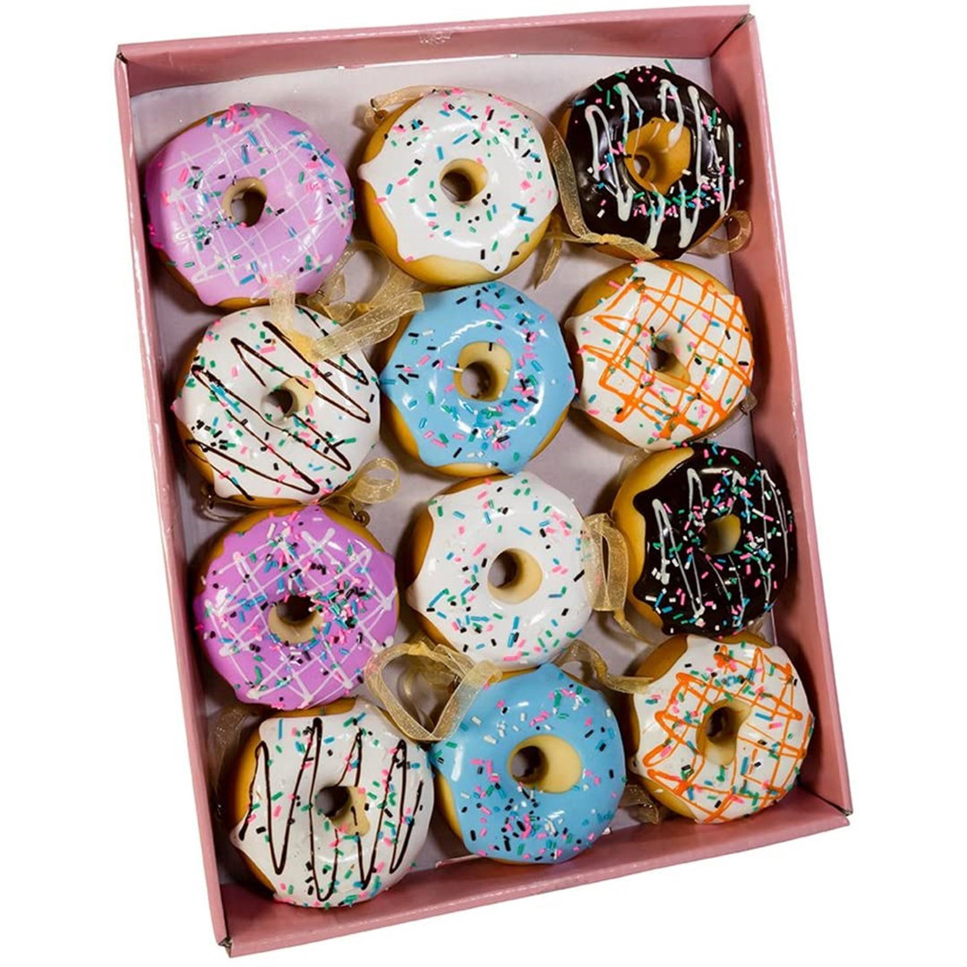 12 Piece Donut Hanging Figurine Ornament Set Kurt Adler