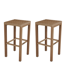 Tabouret de bar de terrasse en osier Brighi de 30,5 po