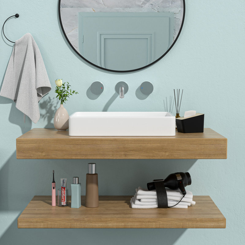 Lavabo de salle de bain GAweza 16, Blanc