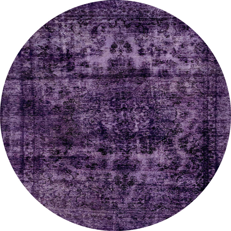 Tapis abstrait moderne 2013, Rond 6 pi