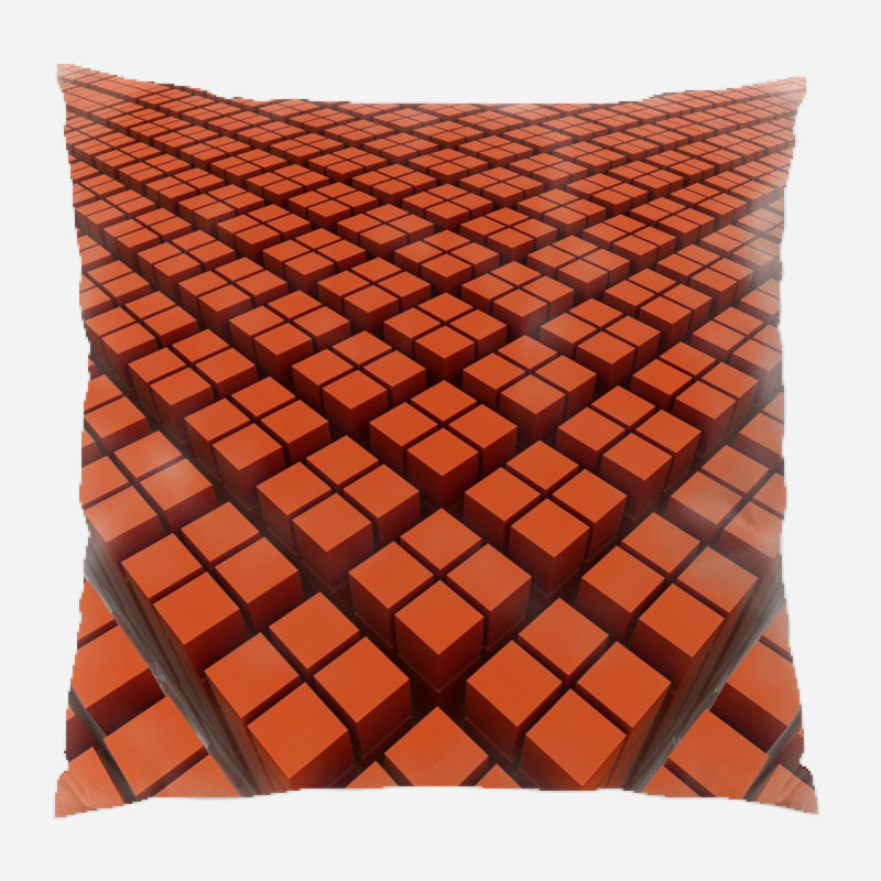 Coussin décoratif grille
