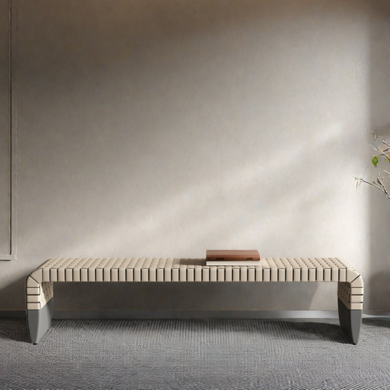 Banc de repos pour tabouret de vestiaire simple, H 16,14 po x l 70,87 po x P 18,11 po