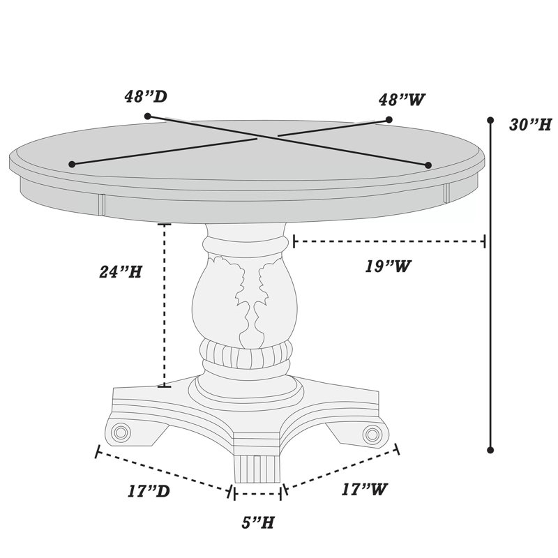 Classic 5-piece Formal Dining Set