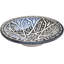 Assiette décorative en céramique mauresque du début du 20e siècle à motif sarcelle-139860965