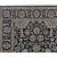 Tapis noir et noir de haute qualité noué à la main