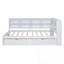 Lit de jour double avec 2 tiroirs, tablette de rangement et ports de chargement USB-1145215268